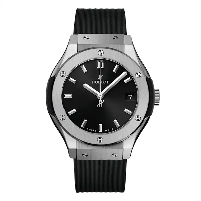 Hublot Classic Fusion Titanium 33mm Watch Black MPN: 581.NX.1470.RX