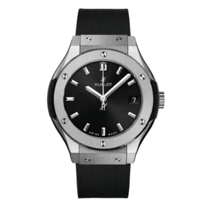 Hublot Classic Fusion Titanium 33mm Watch Black MPN: 581.NX.1470.RX