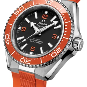 Omega Seamaster Planet Ocean 600M 42mm Mens Watch Orange Rubber Strap MPN: O21732422101004