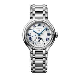 Longines PrimaLuna 34mm Ladies Watch Silver MPN: L81260716