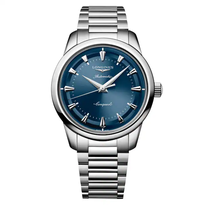 Longines Conquest Heritage 40mm Mens Watch Blue MPN: