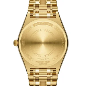 Breitling Chronomat Automatic 36mm Victoria Beckham Limited Edition Ladies Watch Peppermint Yellow Gold MPN: K103801A1L1K1