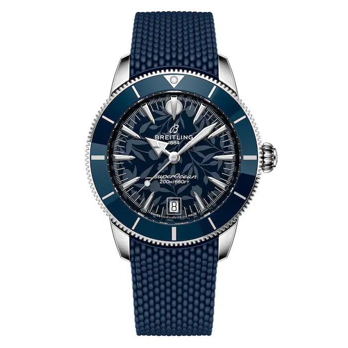 Breitling Superocean Heritage B31 Automatic Kelly Slater Limited Edition 40mm Mens Watch Blue Rubber MPN: AB31101A1C1S1