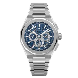 Zenith Defy Skyline Chronograph Skeleton 42mm Mens Watch Blue Interchangeable Strap MPN: 03.9500.3600/79.I001