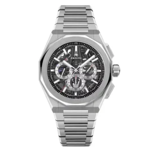 Zenith Defy Skyline Chronograph Skeleton 42mm Mens Watch Black Interchangeable Strap MPN: 03.9500.3600/78.I001