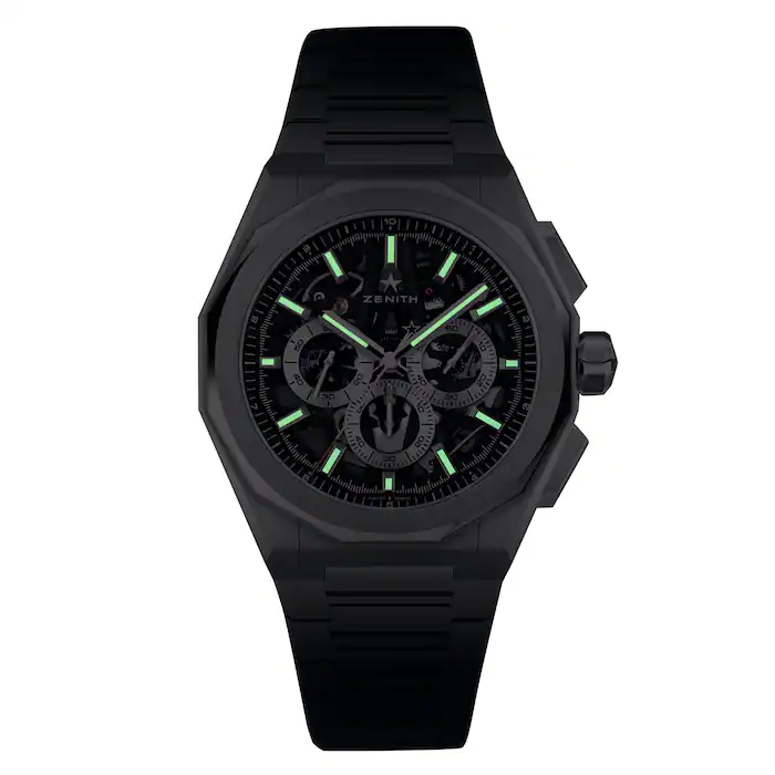 Zenith Defy Skyline Chronograph Skeleton 42mm Mens Watch Black Interchangeable Strap MPN: 03.9500.3600/78.I001