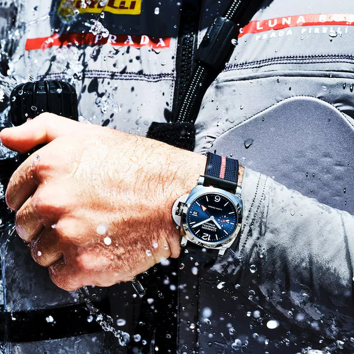 Panerai Luminor Quaranta BiTempo Luna Rossa 40mm Mens Watch Blue MPN: PAM01404