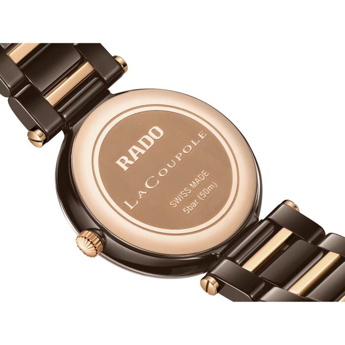 Rado LaCoupole Diamonds 31mm Ladies Watch Brown MPN: R22242703