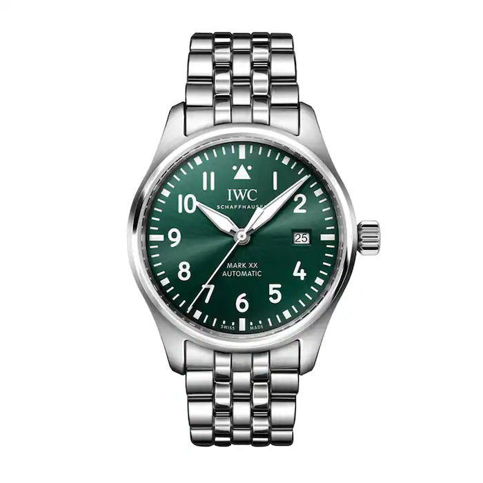 IWC Pilot's Mark XX 40mm Mens Watch Green MPN: IW328206