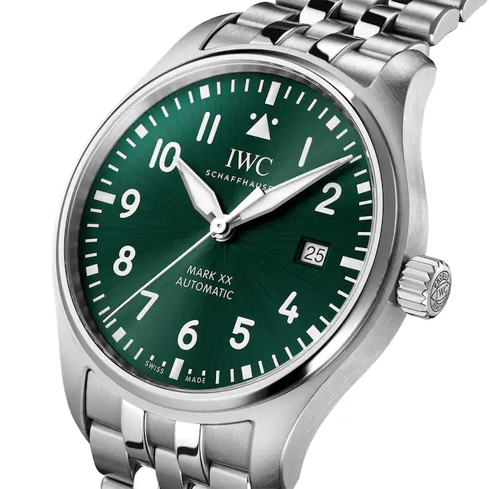IWC Pilot's Mark XX 40mm Mens Watch Green MPN: IW328206