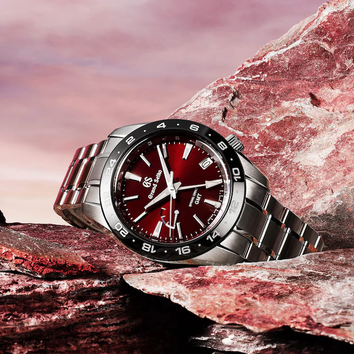 Grand Seiko Hotaka Peaks' Morning Glow Sports Spring Drive GMT Limited Edition 40.5mm Mens Watch Red MPN: SBGE305