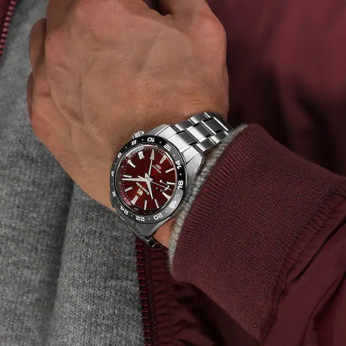 Grand Seiko Hotaka Peaks' Morning Glow Sports Spring Drive GMT Limited Edition 40.5mm Mens Watch Red MPN: SBGE305